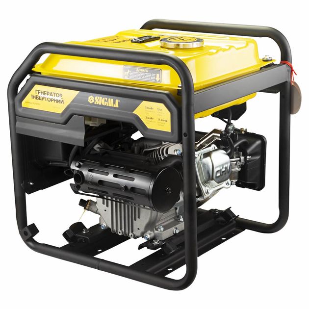 Генератор інверторний бензиновий 3.0/3.5кВт 12л 4-х тактний ручний запуск SIGMA (5710731), фото , зображення 4 | SNABZHENIE.com.ua Генератор інверторний бензиновий 3.0/3.5кВт 12л 4-х тактний ручний запуск SIGMA (5710731), фото , зображення 4 | SNABZHENIE.com.ua
