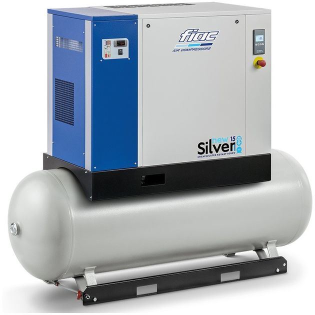 Винтовой компрессор NEW SILVER 20 500D с осушителем 10 бар, 1677 л/мин, фото  | SNABZHENIE.com.ua