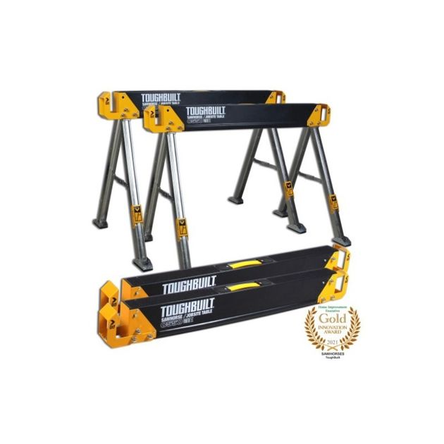 Складные рабочие козлы (2 шт) TOUGHBUILT TB-C550-2, фото  | SNABZHENIE.com.ua