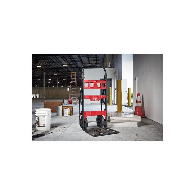 Тележка на 2-х колесах MILWAUKEE PACKOUT 2 колісна візка 4932472131, фото , зображення 6 | SNABZHENIE.com.ua Тележка на 2-х колесах MILWAUKEE PACKOUT 2 колісна візка 4932472131, фото , зображення 6 | SNABZHENIE.com.ua