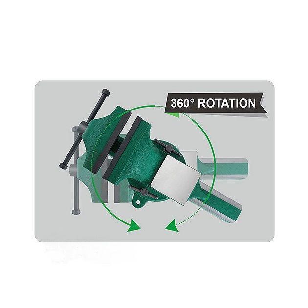 Тиски слесарные поворотные 100мм с наковальней TOPTUL DJAD0104, фото , изображение 2 | SNABZHENIE.com.ua Тиски слесарные поворотные 100мм с наковальней TOPTUL DJAD0104, фото , изображение 2 | SNABZHENIE.com.ua