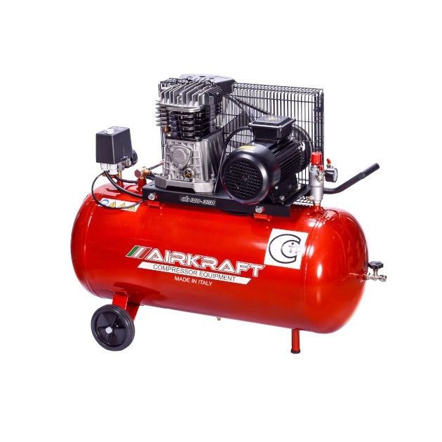 Компрессор AIRKRAFT AK100-360M, 100 л, 360 л/мин, 220В, 2,2 кВт, фото  | SNABZHENIE.com.ua