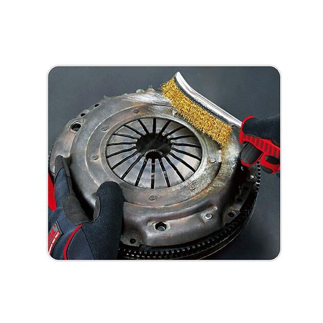 Щетка по металлу с латунным покрытием и пластиковой ручкой TOPTUL NBCB0326, фото , изображение 2 | SNABZHENIE.com.ua Щетка по металлу с латунным покрытием и пластиковой ручкой TOPTUL NBCB0326, фото , изображение 2 | SNABZHENIE.com.ua