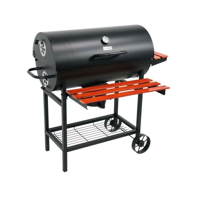 Гриль угольный LUND прямоугольный, 71х34,5 см, на ножках с колесами, 99908, фото , изображение 3 | SNABZHENIE.com.ua