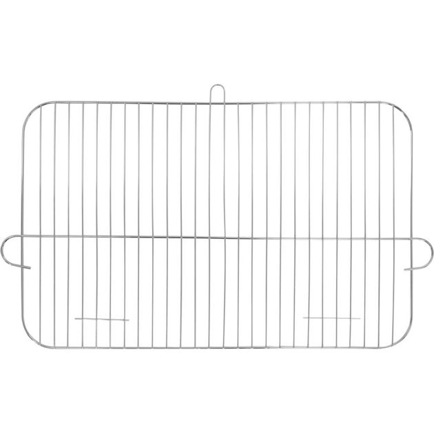 Гриль угольный LUND прямоугольный 48х27 см, 4 ножки, колеса, полка 99919, фото , изображение 5 | SNABZHENIE.com.ua