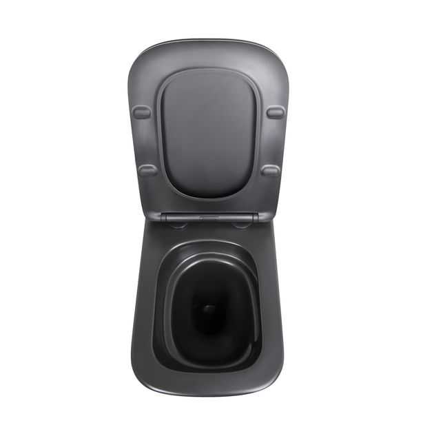 Унітаз підвісний Qtap Tern New Ultra Quiet з сидінням Soft-Close MATT BLACK QT17332303ASMB, фото , зображення 6 | SNABZHENIE.com.ua Унітаз підвісний Qtap Tern New Ultra Quiet з сидінням Soft-Close MATT BLACK QT17332303ASMB, фото , зображення 6 | SNABZHENIE.com.ua