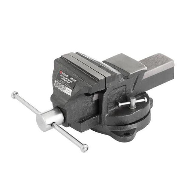 Поворотные слесарные тиски INTERTOOL HT-0081, 100 мм, фото  | SNABZHENIE.com.ua