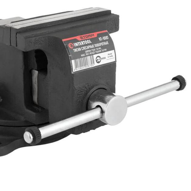 Поворотные слесарные тиски 150 мм STORM INTERTOOL HT-0087, фото , изображение 5 | SNABZHENIE.com.ua Поворотные слесарные тиски 150 мм STORM INTERTOOL HT-0087, фото , изображение 5 | SNABZHENIE.com.ua