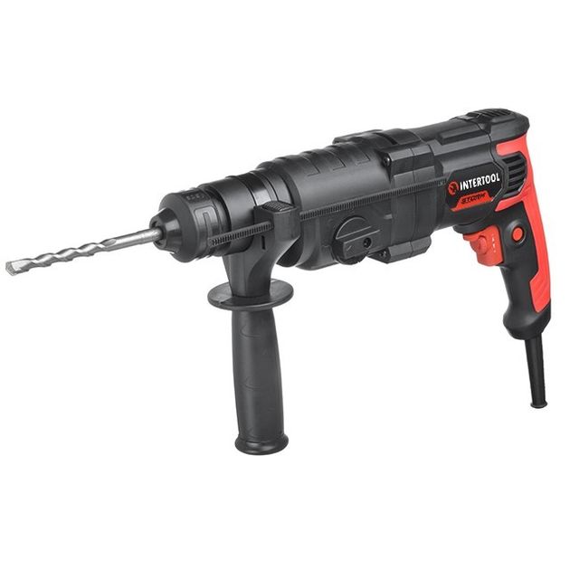 Перфоратор 1000 Вт, 3.5 Дж, 0-1100 об/хв, 0-4700 уд/хв, 3 режими, SDS plus INTERTOOL WT-0156, фото , зображення 2 | SNABZHENIE.com.ua Перфоратор 1000 Вт, 3.5 Дж, 0-1100 об/хв, 0-4700 уд/хв, 3 режими, SDS plus INTERTOOL WT-0156, фото , зображення 2 | SNABZHENIE.com.ua