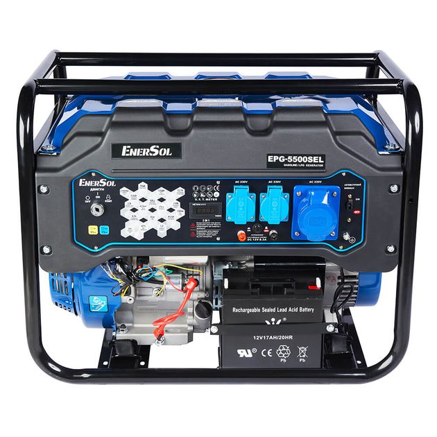 Генератор газово-бензиновый EnerSol EPG-5500SEL, фото  | SNABZHENIE.com.ua