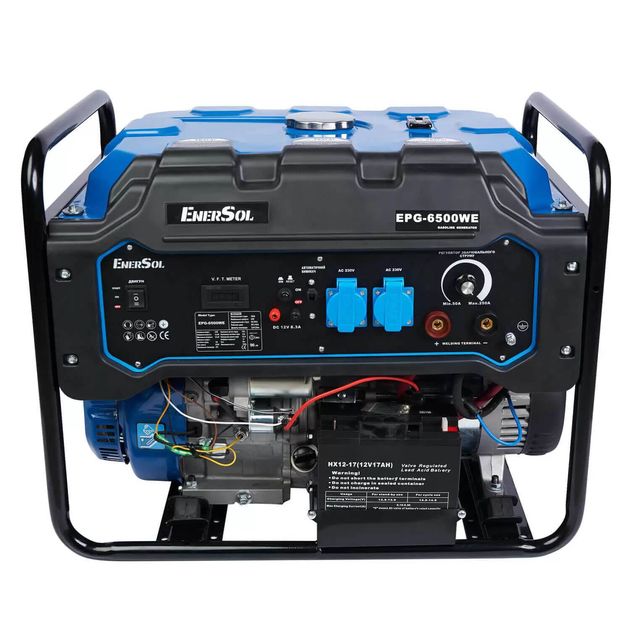 Бензиновый сварочный генератор EnerSol EPG-6500WE 6500 Вт, фото  | SNABZHENIE.com.ua