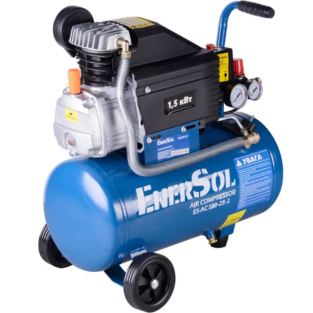 Компрессор поршневой воздушный EnerSol ES-AC180-25-1, фото , изображение 2 | SNABZHENIE.com.ua Компрессор поршневой воздушный EnerSol ES-AC180-25-1, фото , изображение 2 | SNABZHENIE.com.ua