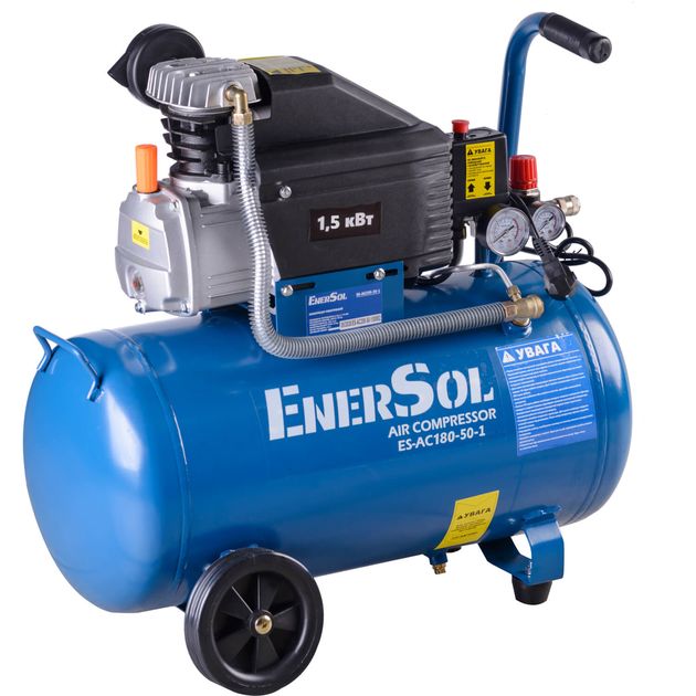 Компрессор поршневой воздушный EnerSol ES-AC180-50-1, фото , изображение 2 | SNABZHENIE.com.ua Компрессор поршневой воздушный EnerSol ES-AC180-50-1, фото , изображение 2 | SNABZHENIE.com.ua