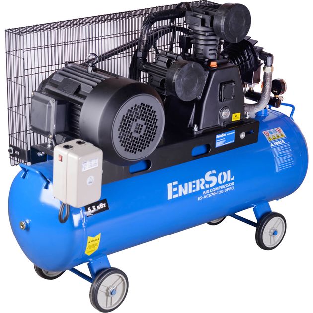 Компрессор воздушный EnerSol ES-AC670-120-3PRO, фото  | SNABZHENIE.com.ua