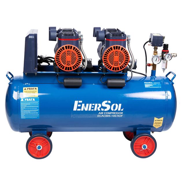Компрессор воздушный безмасляный EnerSol ES-AC885-100-4OF 100 л/мин, фото  | SNABZHENIE.com.ua