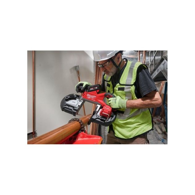 Лазерна стрічкова пила акумуляторна безщіткова MILWAUKEE M18 FBS127-0 (каркас), фото , зображення 5 | SNABZHENIE.com.ua Лазерна стрічкова пила акумуляторна безщіткова MILWAUKEE M18 FBS127-0 (каркас), фото , зображення 5 | SNABZHENIE.com.ua