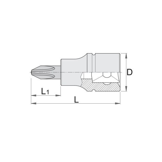 Головка торцева з вставкою UNIOR 3 (236/2PZ), фото  | SNABZHENIE.com.ua