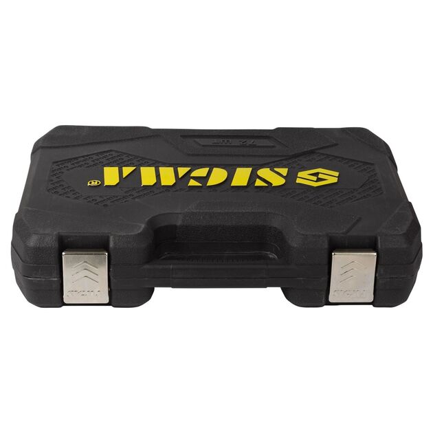 Набір насадок торцевих і біт 1/4, 1/2 72шт CrV mid SIGMA (6003741), фото , зображення 6 | SNABZHENIE.com.ua