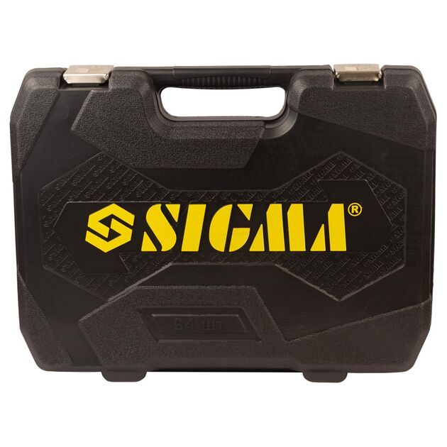 Набор насадок торцевых и бит 1/4, 1/2 94шт CrV mid SIGMA, фото , изображение 8 | SNABZHENIE.com.ua