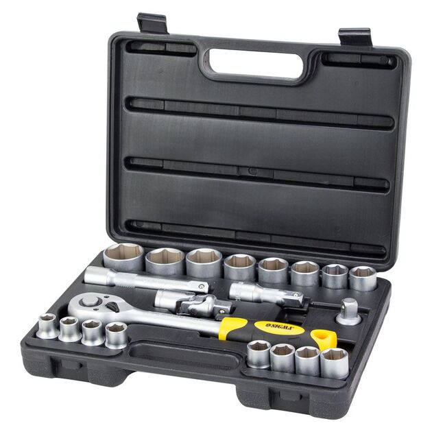 Набір насадок торцевих 1/2 21шт CrV mid SIGMA (6003721), фото  | SNABZHENIE.com.ua