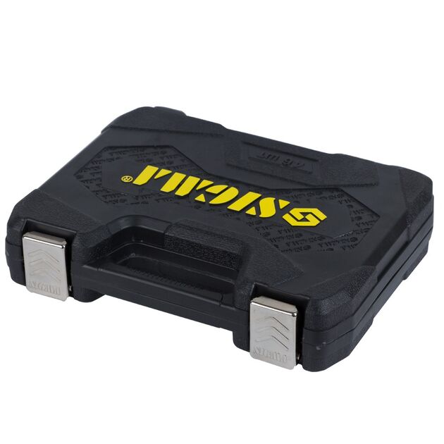 Набор торцевых насадок и бит 1/4 46шт CrV mid SIGMA, фото , изображение 4 | SNABZHENIE.com.ua