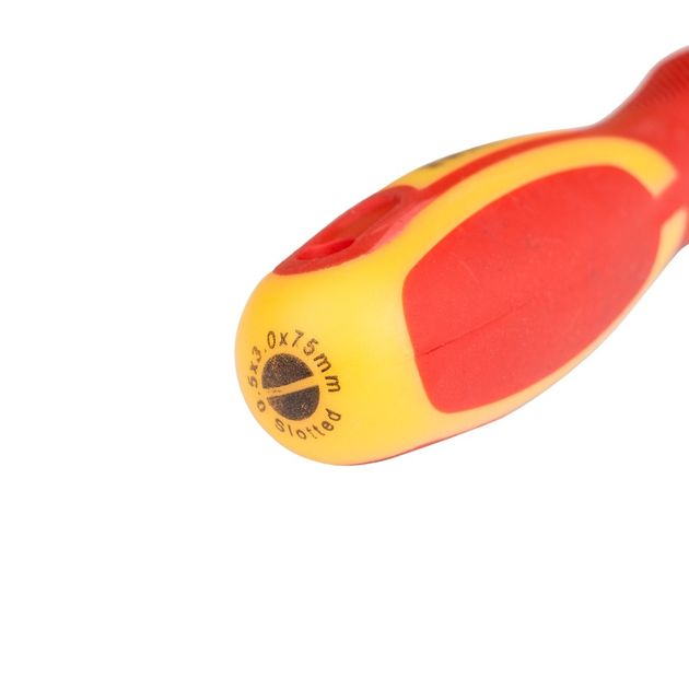 Отвертка діелектрична шліцева SL3.0×75мм 1000В СrV SIGMA (4008011), фото , зображення 4 | SNABZHENIE.com.ua