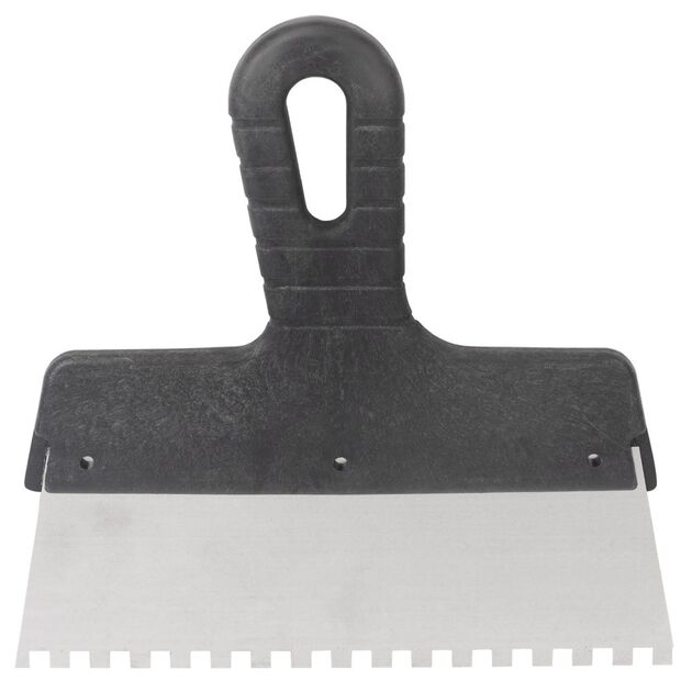 Шпатель зубчатый (нержавеющий) 200мм 6×6 GRAD, фото , изображение 2 | SNABZHENIE.com.ua