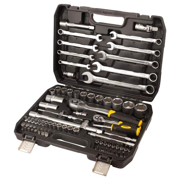 Набор насадок торцевых и бит 1/4, 1/2 82 шт CrV mid SIGMA, фото  | SNABZHENIE.com.ua