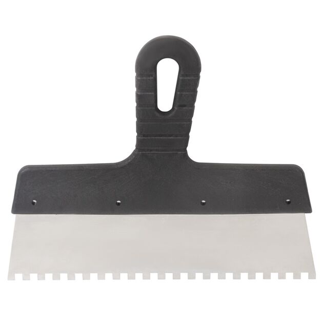 Шпатель зубчатый нержавеющий 250мм 6×6мм GRAD, фото , изображение 2 | SNABZHENIE.com.ua