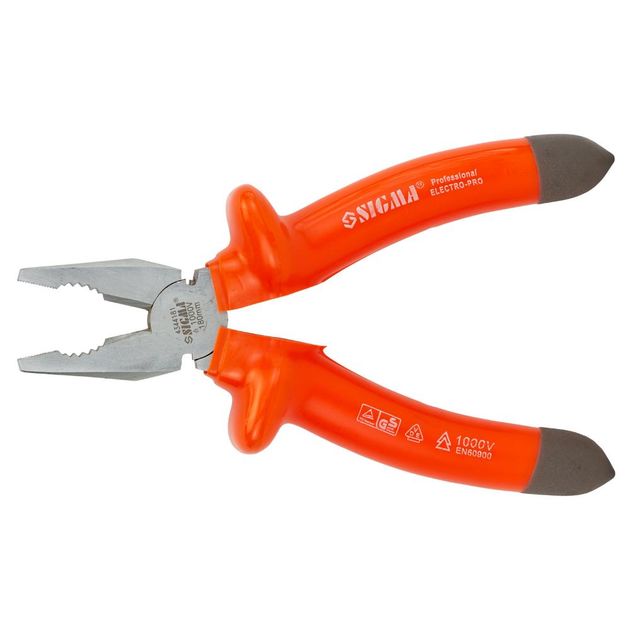 Плоскогубці діелектричні 180мм 1000В SIGMA (4344181), фото , зображення 2 | SNABZHENIE.com.ua