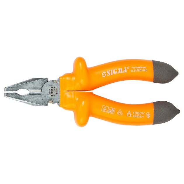 Плоскогубці діелектричні 160мм 1000В SIGMA (4344161), фото  | SNABZHENIE.com.ua