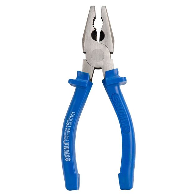 Плоскогубці 160мм сині SIGMA (4341161), фото , зображення 5 | SNABZHENIE.com.ua