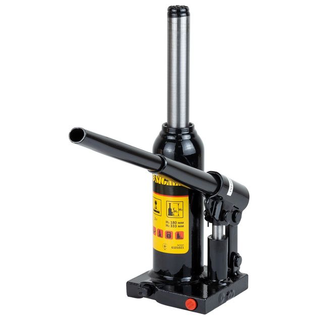 Гідравлічний пляшковий домкрат 2т H 180-333мм SIGMA (6101021), фото , зображення 4 | SNABZHENIE.com.ua