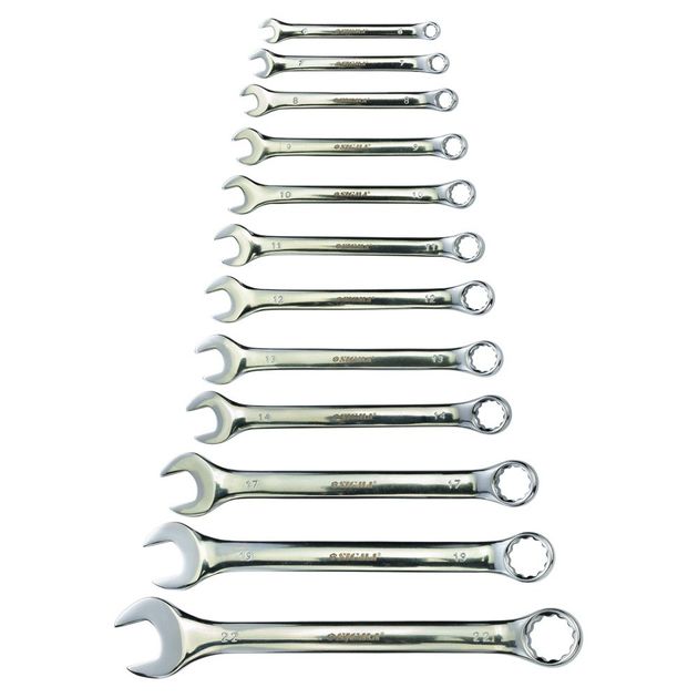 Ключи рожково-накидные 12шт 6-22мм CrV полированные SIGMA (6010431), фото , изображение 2 | SNABZHENIE.com.ua