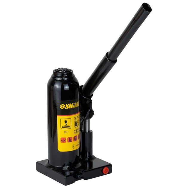 Гідравлічний пляшковий домкрат 2т H 180-333мм SIGMA (6101021), фото , зображення 3 | SNABZHENIE.com.ua