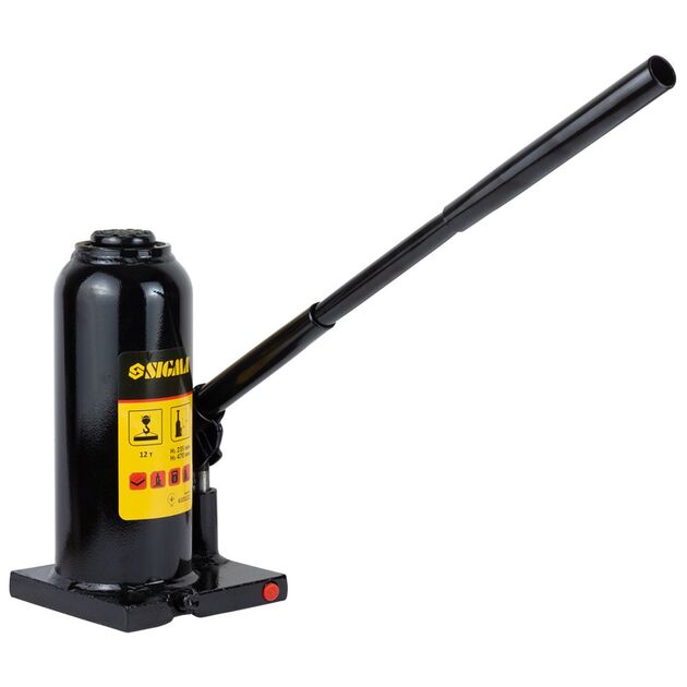 Гідравлічний бутилковий домкрат 12т H 230-465мм SIGMA (6101121), фото , зображення 3 | SNABZHENIE.com.ua