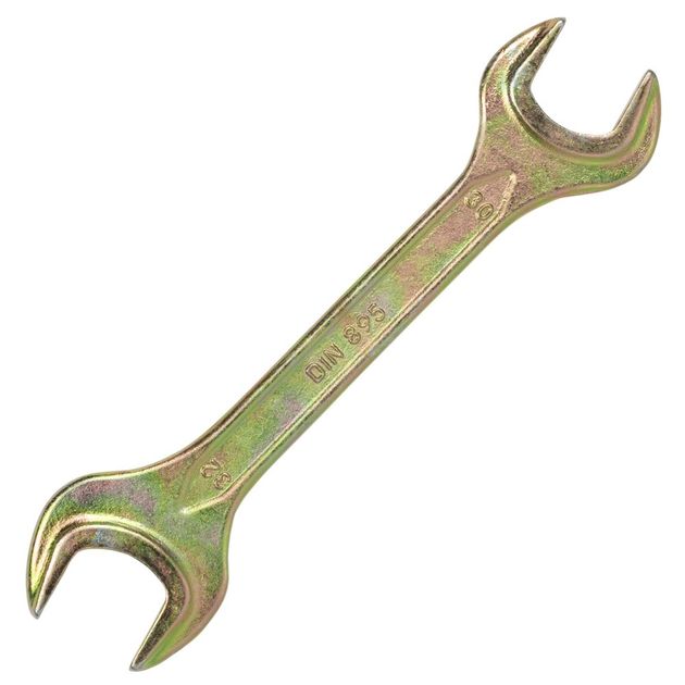 Ключ рожковый 30×32мм желтый цинк SIGMA, фото , изображение 4 | SNABZHENIE.com.ua