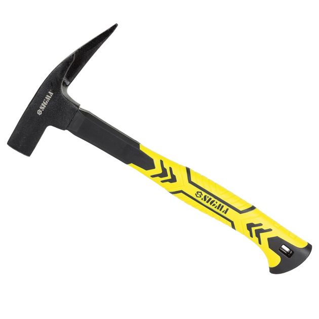 Молоток кровельщика 600 г с фиберглассовой ручкой SIGMA, фото  | SNABZHENIE.com.ua
