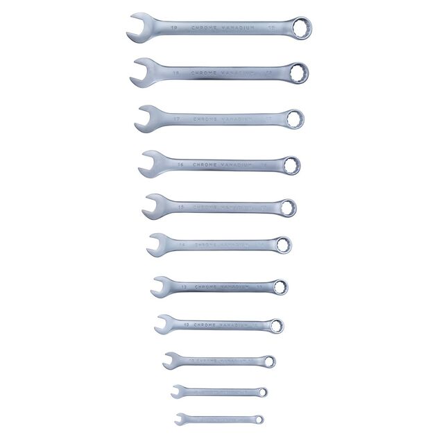 Ключи рожково-накидные 11 шт 7-19 мм CrV сатин SIGMA, фото , изображение 3 | SNABZHENIE.com.ua