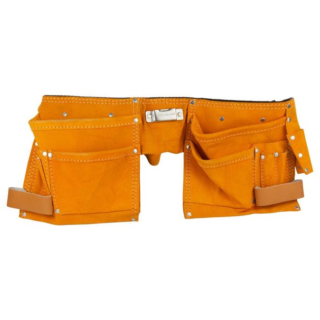 Пояс слесарный кожаный 12 карманов SIGMA, фото  | SNABZHENIE.com.ua