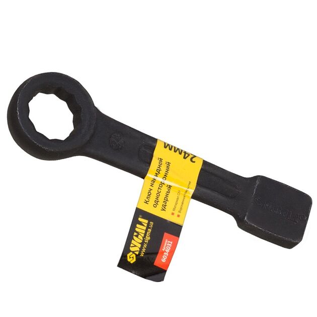 Ключ накидной односторонний ударный 24мм CrV SIGMA, фото  | SNABZHENIE.com.ua