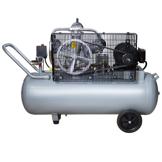 Компресор ремінний трьохциліндровий 380В 3кВт 610л/хв 10бар 135л SIGMA (7044711), фото , зображення 2 | SNABZHENIE.com.ua