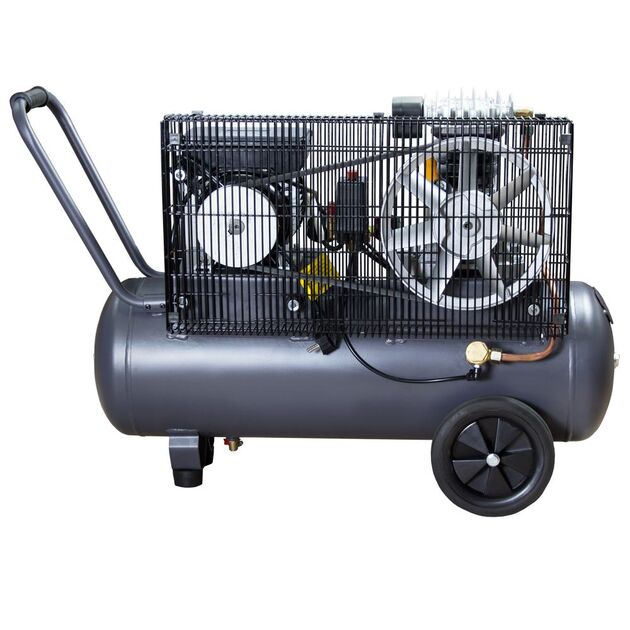 Компрессор ременной двухцилиндровый 2кВт 385л/мин 10бар 50л SIGMA REFINE, фото , изображение 2 | SNABZHENIE.com.ua