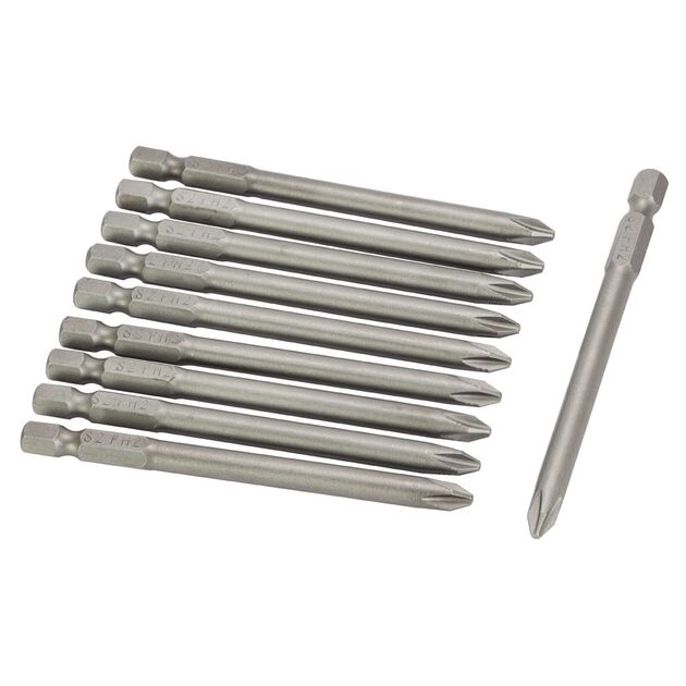 Набор бит PН2×90мм 1/4 10шт S2 (блистер) SIGMA, фото  | SNABZHENIE.com.ua