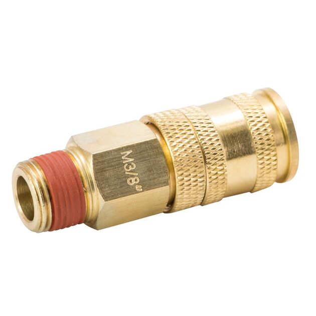 Соединение быстросъемное усиленное с фиксатором MT 3/8 (латунь) SIGMA, фото , изображение 4 | SNABZHENIE.com.ua