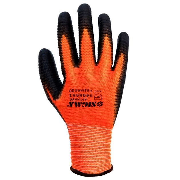 Перчатки трикотажные с ПУ покрытием SIGMA, фото , изображение 2 | SNABZHENIE.com.ua