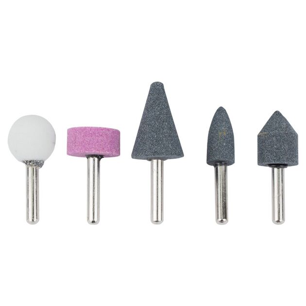 Набор шлифовальных головок 5шт хвостовик Ø6мм SIGMA, фото  | SNABZHENIE.com.ua