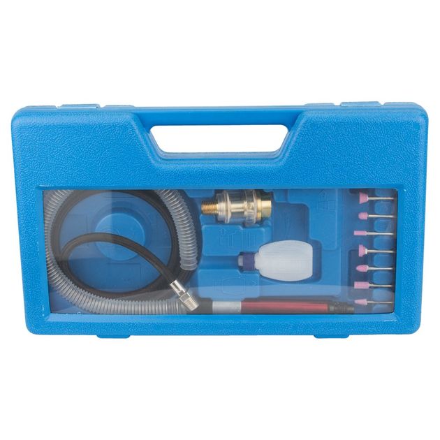 Пневматическая прямая шлифмашинка с аксессуарами в кейсе 54000 об/мин SIGMA (6732891), фото , изображение 8 | SNABZHENIE.com.ua