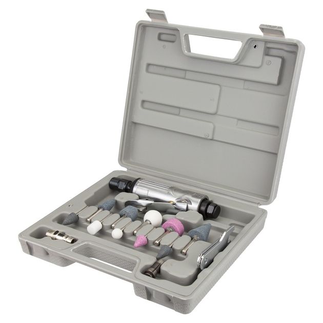 Прямая пневматическая шлифмашинка с аксессуарами в кейсе 25000 об/мин SIGMA (6732851), фото  | SNABZHENIE.com.ua