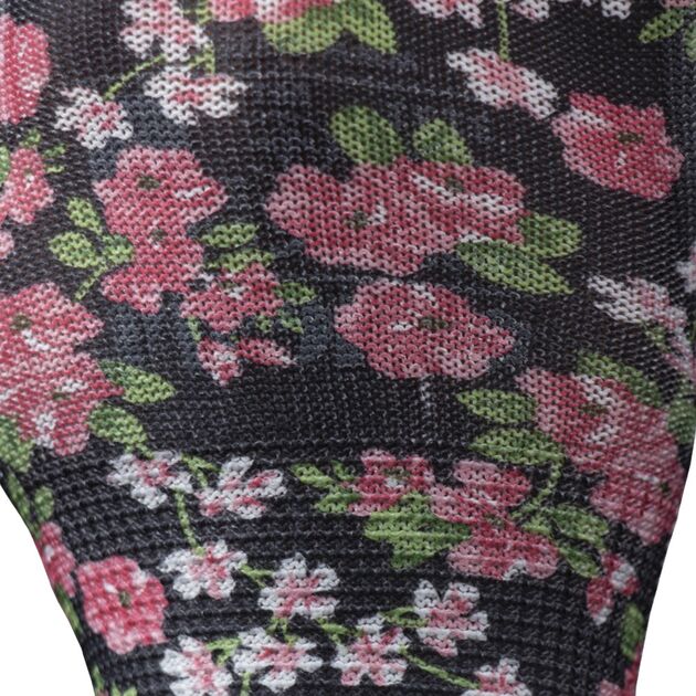 Перчатки трикотажные с частичным ПУ покрытием р7 черные манжет SIGMA, фото , изображение 4 | SNABZHENIE.com.ua